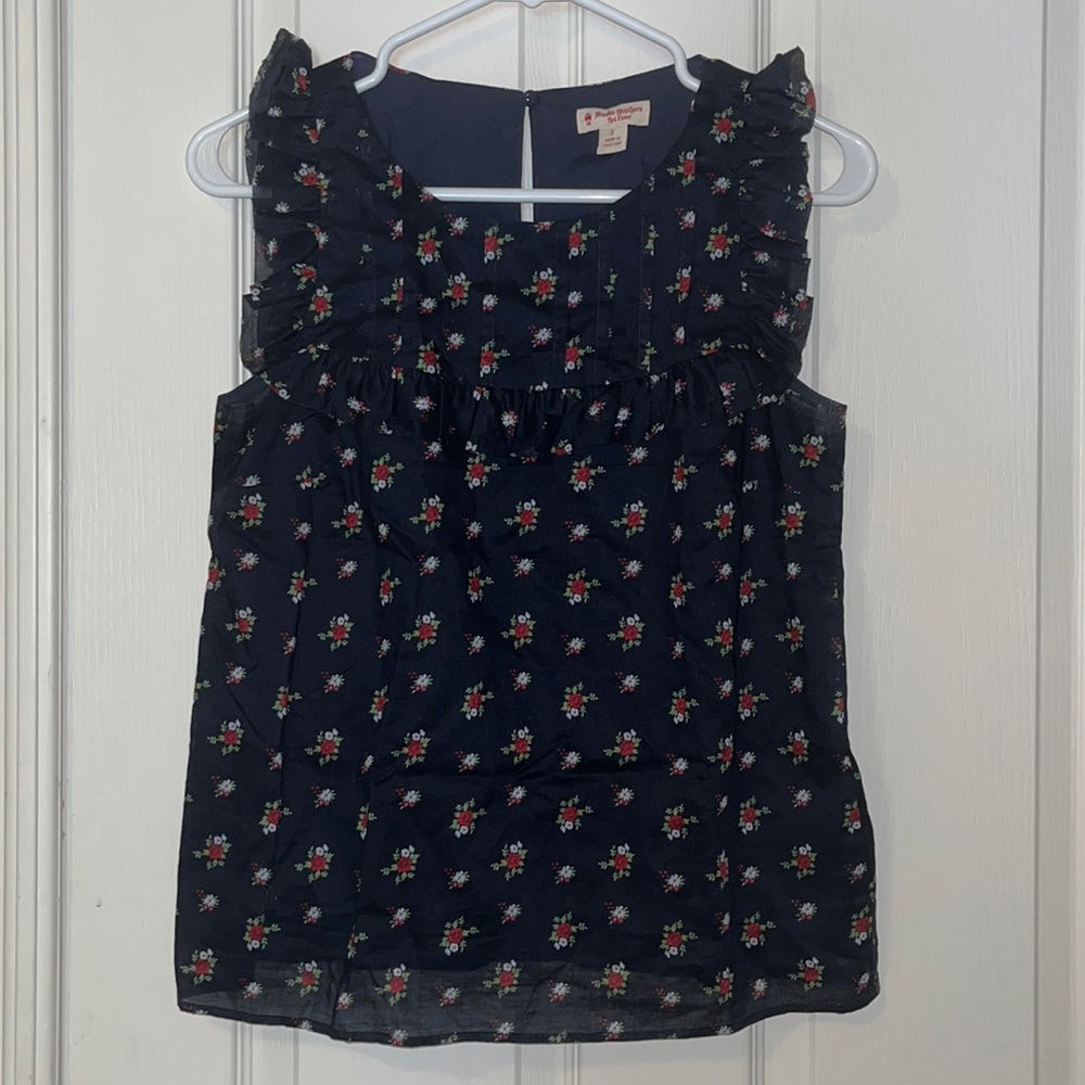 Brooks Brothers floral blouse size 2